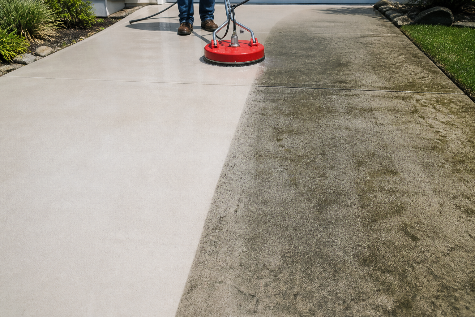 Driveway & Concrete Cleaning in Overland Park, KS
